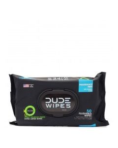 DUDE WIPES FRAGRANCE FREE XL 50s