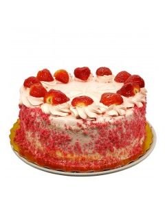 CAKE ROUND STRAWBERRY DELIGHT 10in