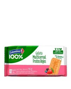 COLOMBINA COOKIES RED FRUITS 216g