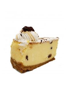 CHEESECAKE RUM N RAISIN slice