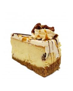 CHEESECAKE CARAMEL PECAN slice