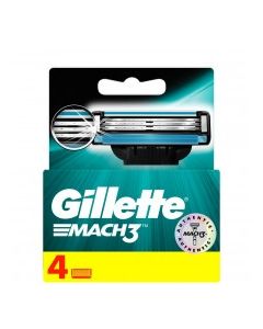 GILLETTE MACH 3 CARTRIDGES 4s