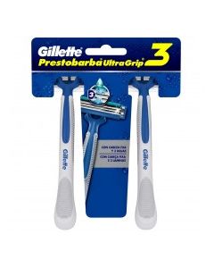 GILLETTE PRESTOBARBA ULTRAGRIP 3s