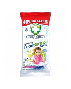 GREEN SHIELD WIPES FOOD SURFACE 70s