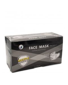 DISPOSABLE FACE MASKS BLACK 50s