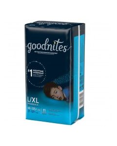 GOODNITES UNDERWEAR BOYS L 11s