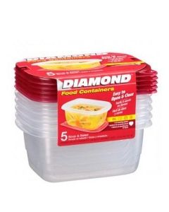DIAMOND CONTAINER SOUP & SALAD 5x24oz