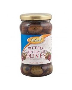 ROLAND OLIVES PITTED MIX 6oz