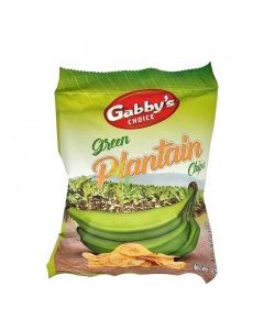 GABBYS PLANTAIN CHIPS GREEN 42g