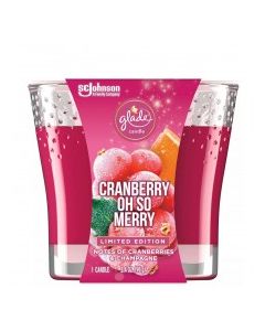 GLADE CANDLE CRANBERRY OH SO MERRY 3.4oz