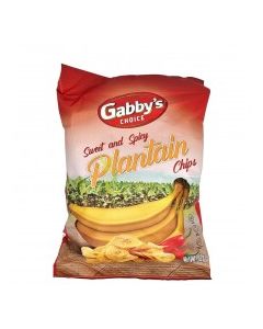 GABBYS PLANTAIN CHIPS SWEET SPICY 42g