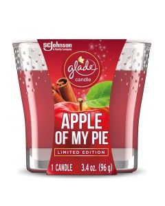 GLADE CANDLE APPLE OF MY PIE 3.4oz