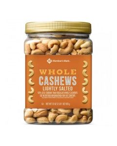 MEMBERS MARK CASHEWS WHOLE LIGHTLY 33oz