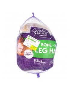 CARIB PASSION LEG HAM SMKD B/IN vwt Approx. 6.4 Kg each
