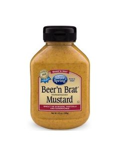 SILVER SPRING MUSTARD BEER BRAT 9.5oz