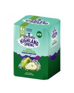 HIGHLAND SPRING SPARK PEAR ELDER 4x330ml