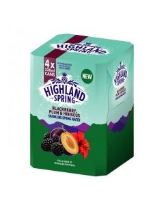 HIGHLAND SPRING SPARK BERRY PLUM 4x330ml