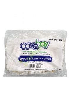 COVE BAY SPOON NAPKIN COMBO 100ct