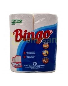 BINGO PAPER TOWEL 2x75s
