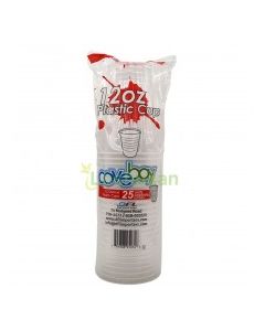 COVE BAY PLASTIC CUPS 25x12oz