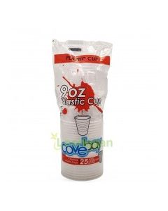 COVE BAY PLASTIC CUPS 25x9oz