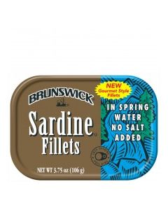 BRUNSWICK SARDINE FILLET WTR NO SLT 106g