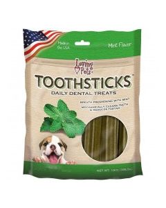 LOVING PETS TOOTHSTICKS MINT SML DOG 13o
