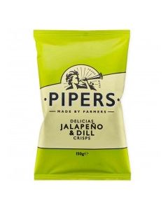 PIPERS CRISPS JALAPENO DILL 150g