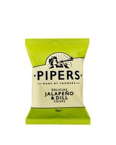 PIPERS CRISPS JALAPENO DILL 40g