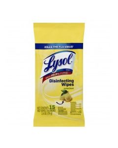 LYSOL WIPES LEMON LIME BLOSSOM 15s