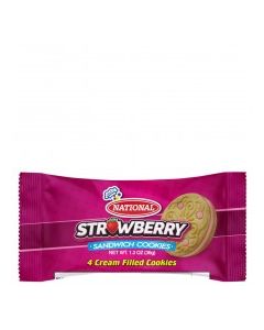 NATIONAL BISCUITS S/WICH STRAWBERRY 36g