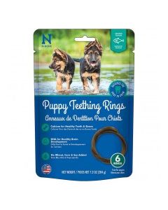 N BONE PUPPY TEETHING RINGS SALMON 204g