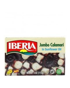 IBERIA CALAMARI SUNFLOWER OIL 113g