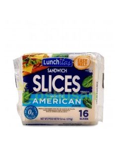 LUNCHITAS SLICES AMERICAN WHITE 9.6oz