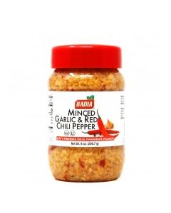 BADIA MINCED GARLIC RED CHILI PEPPER 8oz