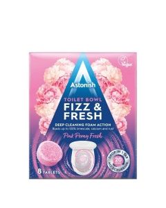 ASTONISH TOILET FIZZ PINK PEONY 8pk