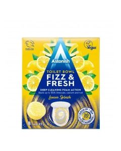 ASTONISH TOILET FIZZ LEMON SPLASH 8pk