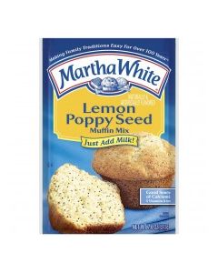 MARTHA WHITE MUFFIN MIX  POPPYSEED 7.6oz