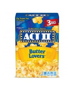 ACT II POPCORN BUTTER LOVERS 234g