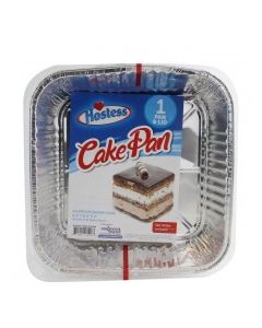 HOSTESS CAKE PAN SQUARE W/LID 1ct