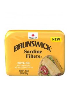 BRUNSWICK SARDINE FILLET SOYA OIL 106g