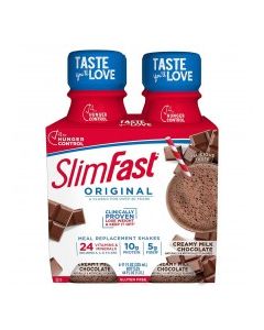 SLIM FAST ORIGINAL MILK CHOCOLATE 4x11oz