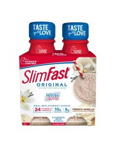 SLIM FAST ORIGINAL FRENCH VANILLA 4x11oz