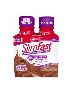 SLIM FAST NUTRITION  CREAMY CHOC 4x11oz