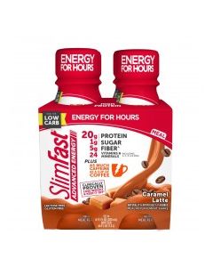 SLIM FAST ENERGY CARAMEL LATTE 4x11oz