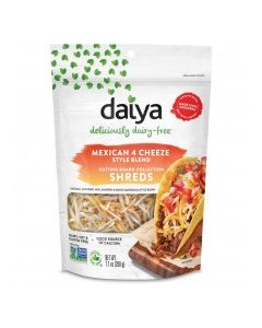 DAIYA SHREDS MEXICAN 4 CHEESE STYLE 8oz