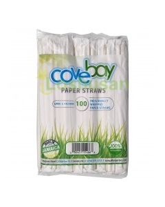 COVE BAY PAPER STRAWS WRAPPED 100s
