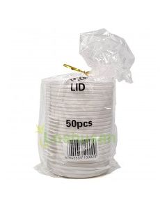 PLASTIC LID 8oz/12oz 50s