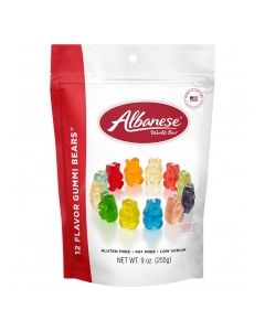ALBANESE GUMMI BEARS 12 FLAVOR 255g