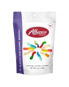 ALBANESE GUMMI WORMS MINI 12 FLAVOR 255g